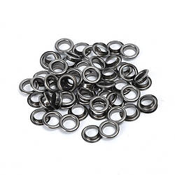 Люверси втулка+шайба №150 Ø 4 мм 100 шт. Чорний Нікель