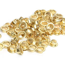 Люверси втулка+шайба №600 Ø 8 мм 50 шт. Золотистий
