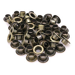Люверси втулка+шайба №200 Ø 4,5 мм 100 шт. Бронзовий