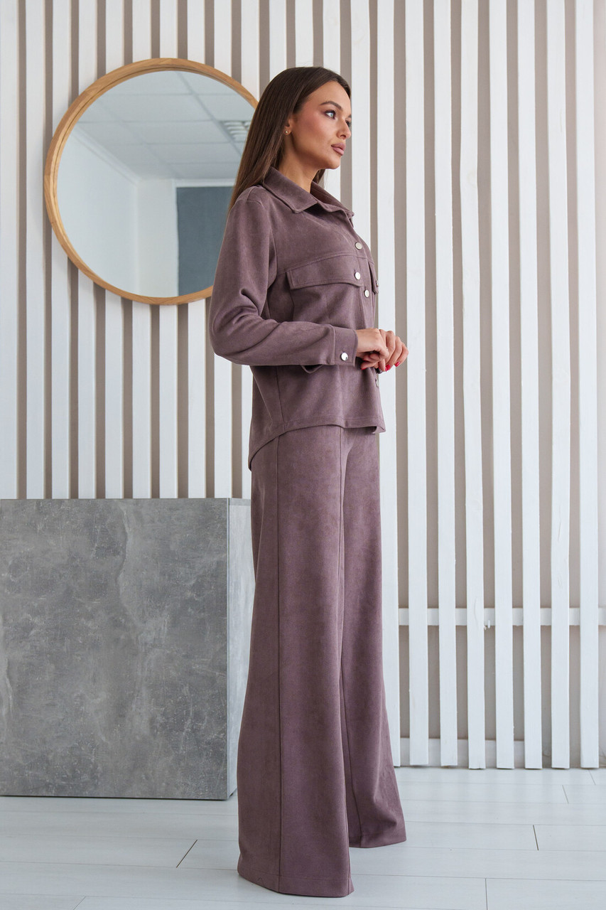 Трояндова брюки-палаццо Такуми з кишенями в бокових швах 42-56 розміри різні кольори, фото 1