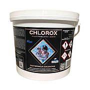 CHLOROX BLUE TABS багатофункціональні таблетки для басейну 150 шт 3кг (таблетка 20г)