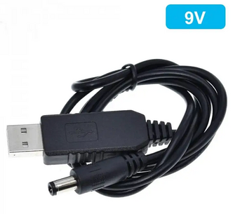 Кабель перехідник для Wi-Fi роутера USB — DC 9V, фото 1