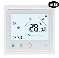 Терморегулятор Ecoset PWT 002 Wi-Fi сенсорний програмований для теплої підлоги (колір білий)