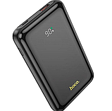Зовнішній акумулятор hoco Q21 10000mah 22.5w з функцією швидкого заряджання usb type з Повербанк на 10000 міліампі, фото 5