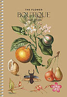 Блокнот А5 96 арк спіраль клітинка крафт обкл крем блок STUDENT 6123 Асорті, фото 7