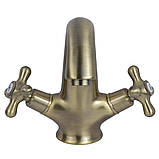 Змішувач BRENTA 1/2" для раковини литий на шпильці CORSO FE-2A152K (9679004), фото 2