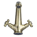 Змішувач BRENTA 1/2" для раковини литий на шпильці CORSO FE-2A152K (9679004), фото 3