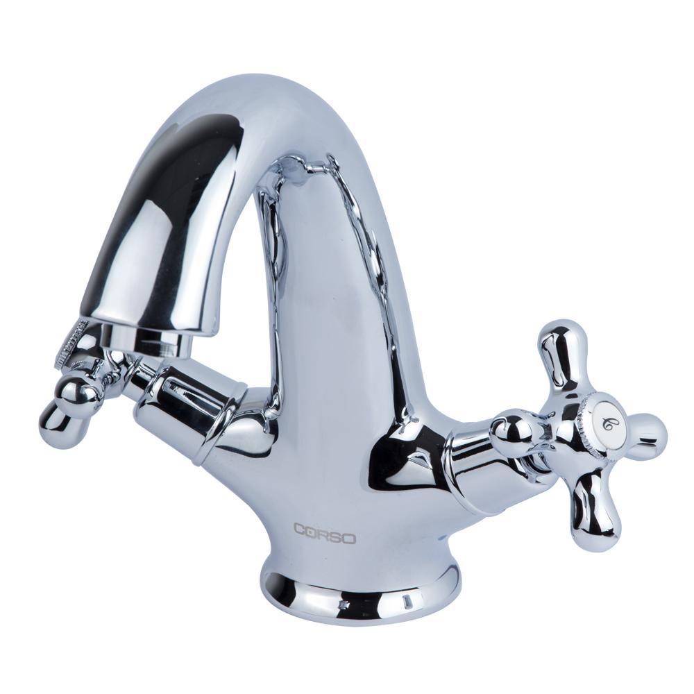 Змішувач ARNO 1/2" для раковини литий на шпильці CORSO FE-2A152C (9679000), фото 1