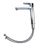 Змішувач MARMORE Ø35 для раковини литий високий на гайці CORSO DB-1A638C (9623010), фото 3