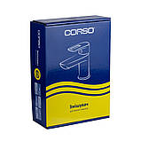 Змішувач BRACCIANO Ø35 для раковини литий на шпильці CORSO (CF-2A136C) (9617000), фото 5