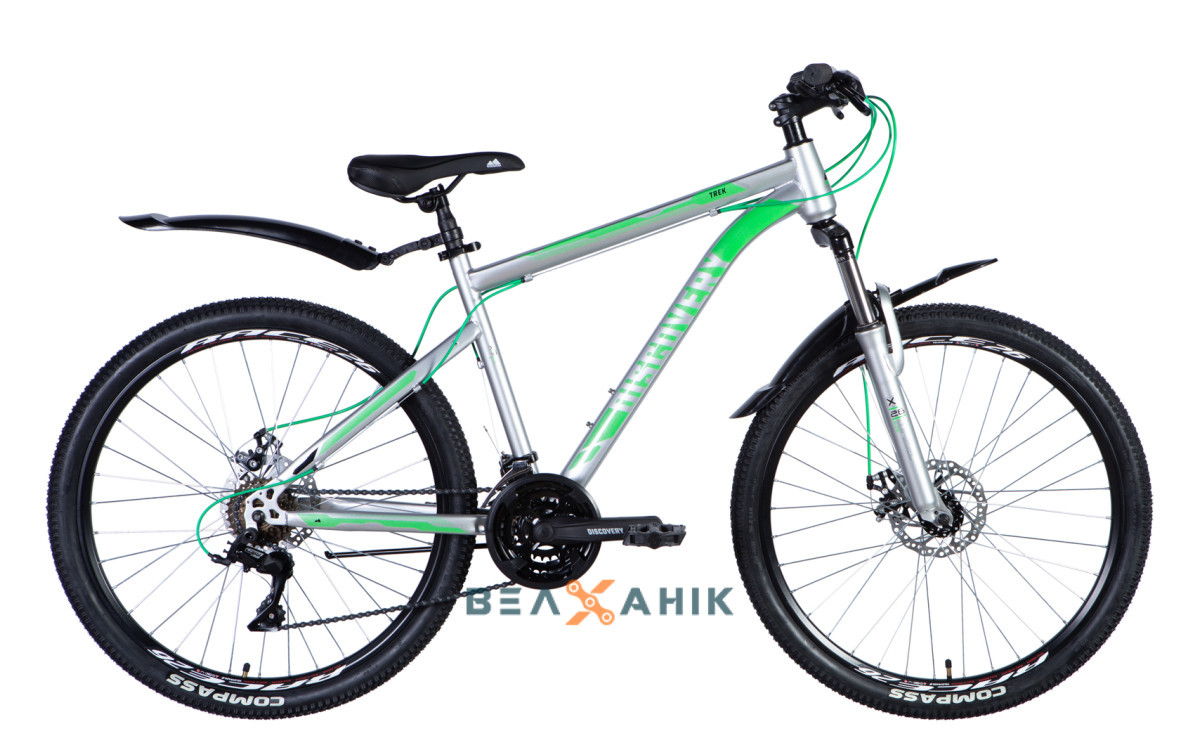 Велосипед 26" Discovery TREK AM DD (рама 18") St сріблястий