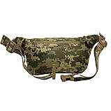 Чоловіча сумка бананка на пояс тактична, ММ-14 з патч панеллю, матеріал Кордура, фото 5