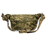 Чоловіча сумка бананка на пояс тактична, ММ-14 з патч панеллю, матеріал Кордура, фото 6