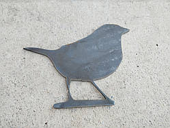 Птах з металу 2 мм, декор. №1