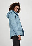 Демісезонна жіноча куртка Finn Flare A20-12002-121 Down fill блакитна XS, фото 3
