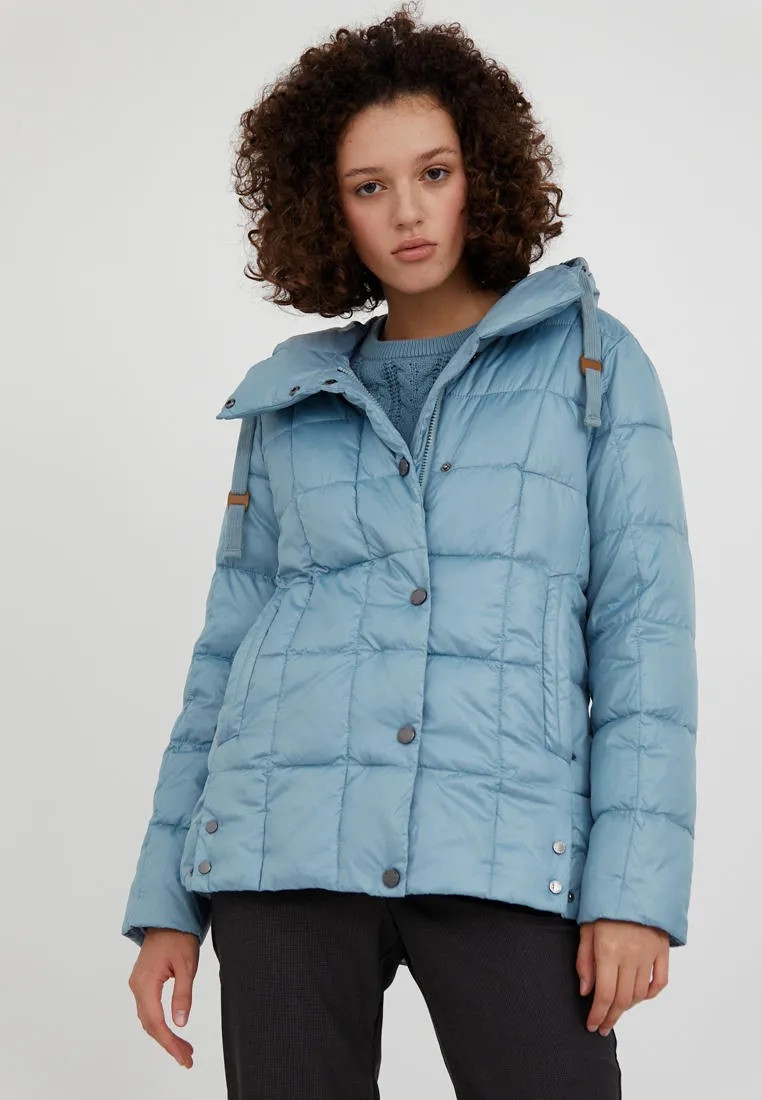 Демісезонна жіноча куртка Finn Flare A20-12002-121 Down fill блакитна XS, фото 1