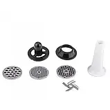 Потужна кухонна машина 3 в 1 з блендером та м'ясорубкою Rainberg 4200 Вт Тістоміс М'ясорубка Блендер (червоний), фото 4