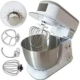 Тістоміс планетарний Rainberg RB-8082 3200 Вт з 3 змінними насадками комбайн міксер тістоміс 6 швидкостей, фото 4