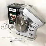Тістоміс планетарний Rainberg RB-8082 3200 Вт з 3 змінними насадками комбайн міксер тістоміс 6 швидкостей, фото 5
