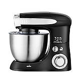 Потужний кухонний комбайн тістоміс міксер Rainberg з чашею на 5 л потужністю 3200 Вт Планетарний міксер тістоміс, фото 3