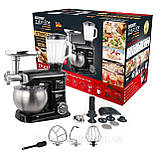Потужний комбайн-м'ясорубка з тістомісом та блендером Zepline ZP-072 3200 Вт, фото 4