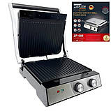 Електричний гриль зі знімними пластинами Zepline 3500 Вт Електрогриль притискний для приготування страв, фото 6