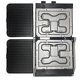 Електричний гриль зі знімними пластинами Zepline 3500 Вт Електрогриль притискний для приготування страв, фото 9