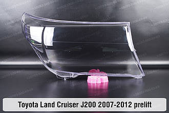 Скло фари Toyota Land Cruiser J200 (2007-2012) дорест праве