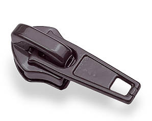 Бігунок для спіральної блискавки No7 Італія коричневий 7К-ІТ