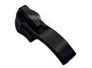 Бігунок для спіральної блискавки No7 чорний матовий 7Ч-015 пухатий