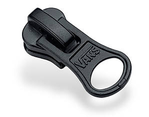 Бігунок No5 для тракторної блискавки з фіксатором 6214 чорний