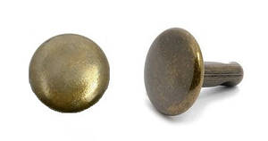 Хольнітен 9 мм. Двосторонній Туреччина колір антик (200 шт. в пакованні)