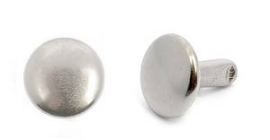 Хольнітен 9 мм. Двобічна Туреччина колір нікель (200 шт. в пакованні)