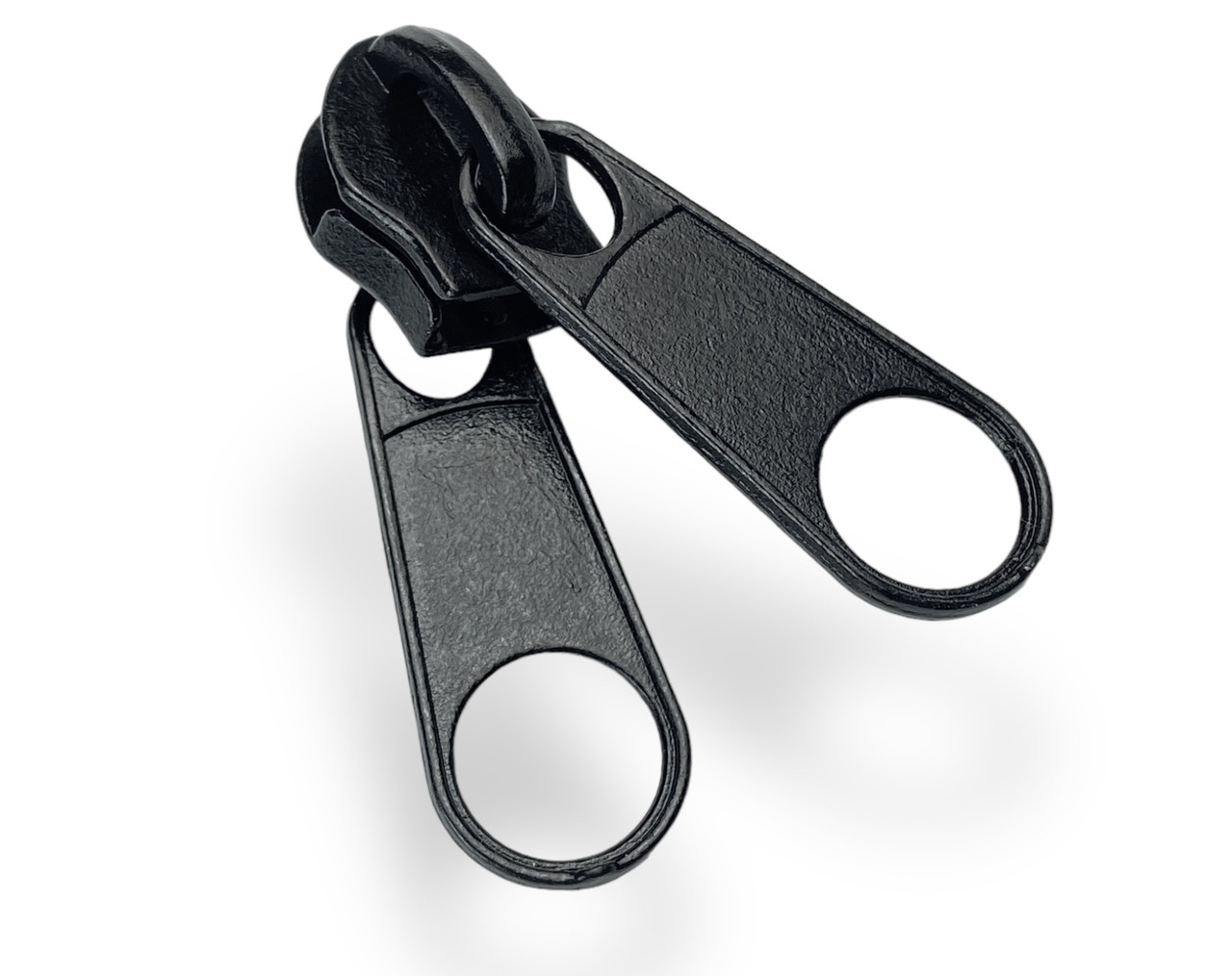 Бігунок для спіральної блискавки No10 Сумка Подвійний чорний, фото 1