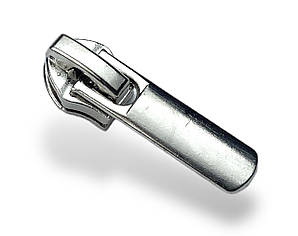 Бігунок для спіральної блискавки No7 Взуттєвий посилений Прямий колір Нікель