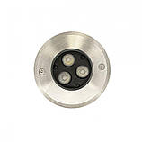 Вуличний грунтовий LED світильник VLS013 3W 3000K, фото 3