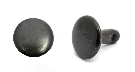 Хольнитен 9мм. Двосторонній Туреччина колір темний-нікель (200 шт в упаковці), фото 1