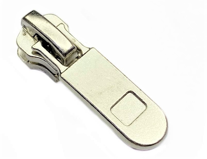 Бігунок No5 для металевої блискавки (з фіксатором) NEW М30-31 нікель, фото 1