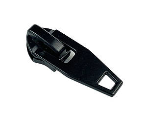 Бігунок для спіральної блискавки No7 Зворотний посилений колір чорний ТИП 3 21581
