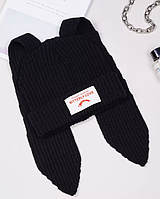 Шапка біні в'язана з вушками осінь в стилі Stray Kids k-pop аніме