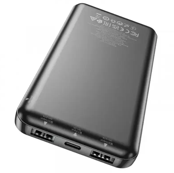 Power bank hoco j100 high-ranking 10000 mah 2 usb виходу Зовнішні джерела живлення Power Bank для дому
