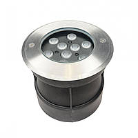 Вуличний грунтовий LED світильник VLS013 9W 3000K