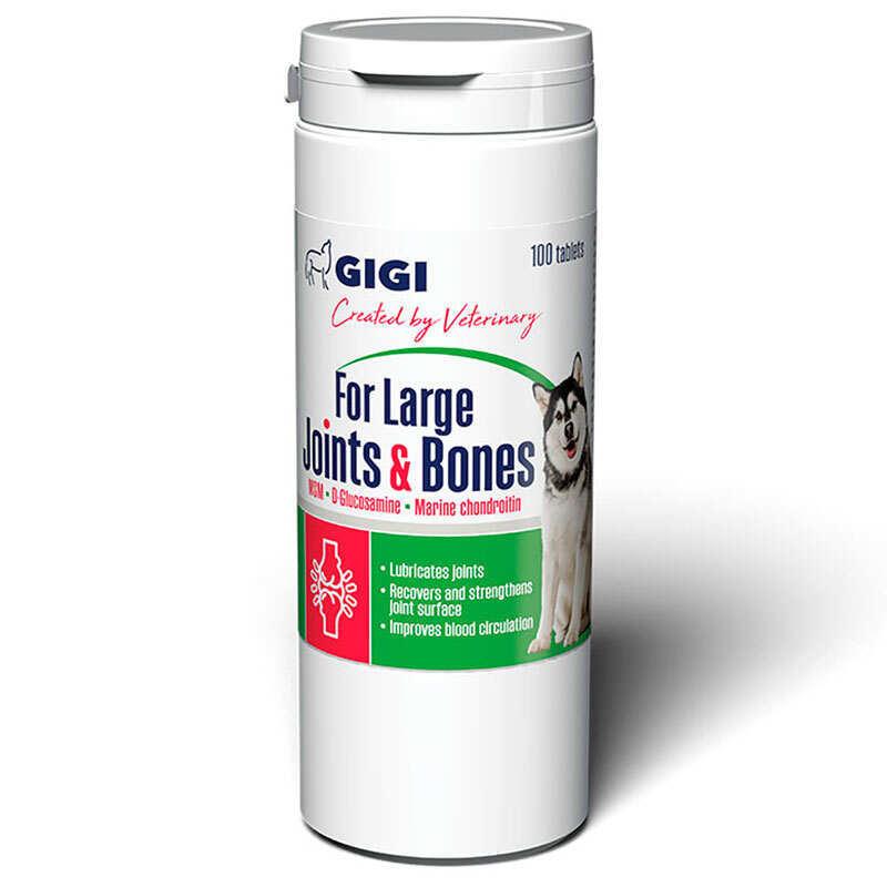 АктіВет Фор Лардж Joints & Bones For Large GIGI 1табл/20кг хондропротектор протизапальний для великих собак, 100 табл.