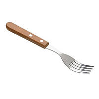 Виделка для стейку нержавіюча з дерев'яною ручкою L 190 мм Empire 1260
