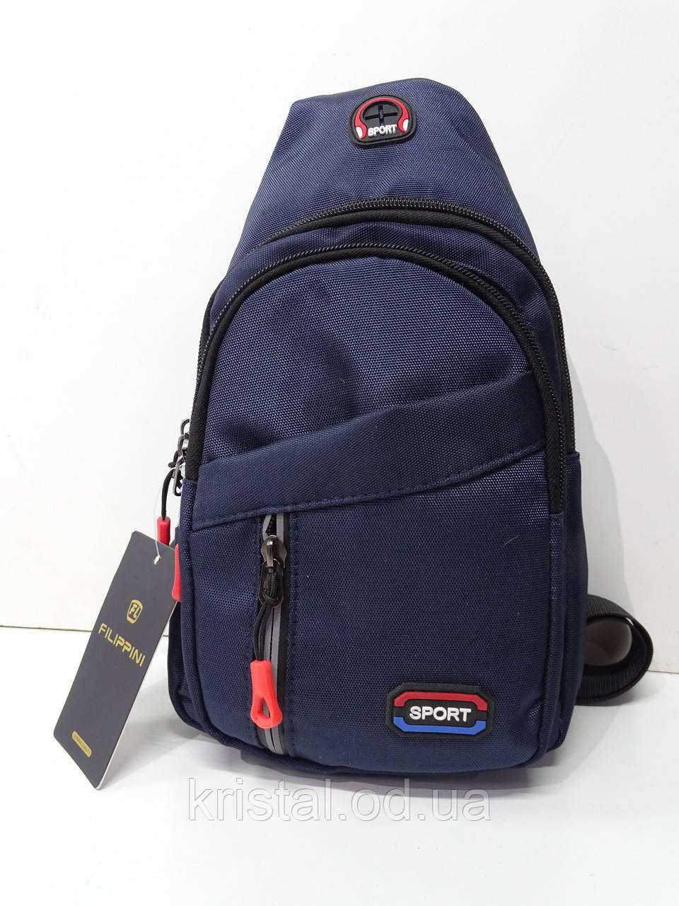 Чоловіча нагрудна сумка слінг 18*30 см. серії "Goldbe" №11886, фото 1