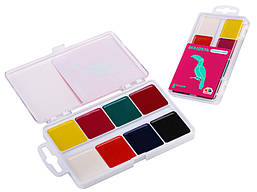 Акварель медова напівсуха "Захоплення", без пензлика, 8кольорів, пластик 200102 ГАММА