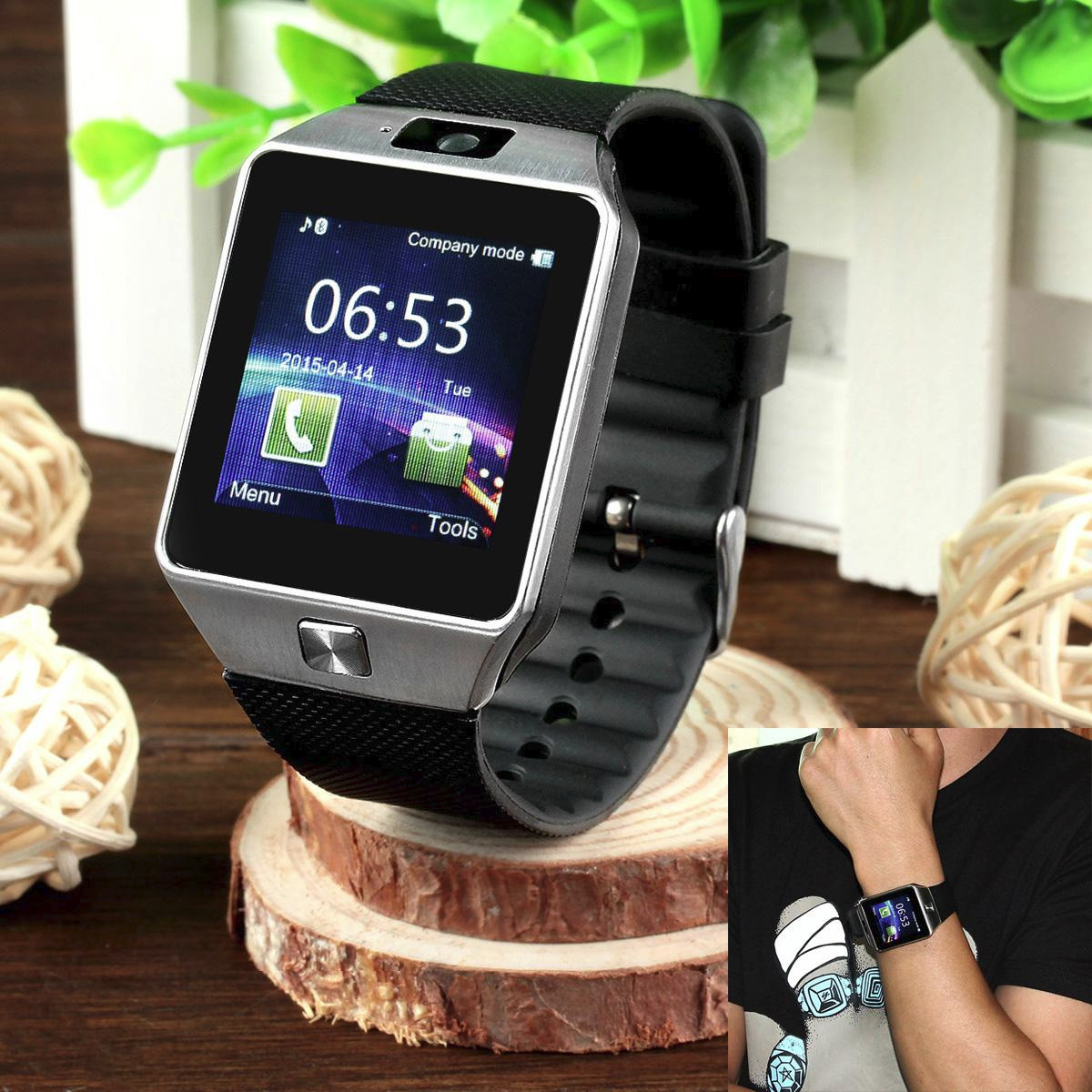 Розумний годинник із камерою — Smart Watch DZ09. Смартгодинник Android.