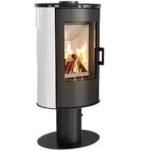 Піч Kratki KOZA AB S/N/DR Kafel біла (подача повітря з вулиці), фото 4