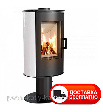 Піч Kratki KOZA AB S/N/DR Kafel біла (подача повітря з вулиці), фото 1