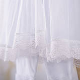 Літній костюмчик для Хрещення дівчинки "Діва Марія" Білий колір, розмір 86, фото 6